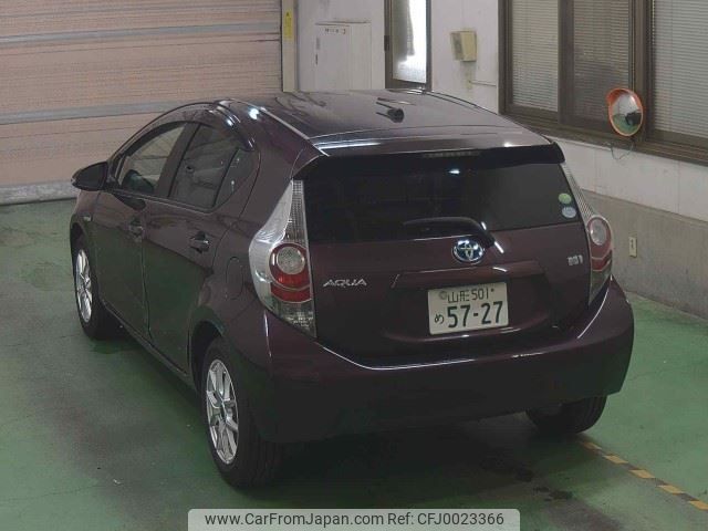 toyota aqua 2014 -TOYOTA 【山形 501ﾒ5727】--AQUA NHP10-2338971---TOYOTA 【山形 501ﾒ5727】--AQUA NHP10-2338971- image 2