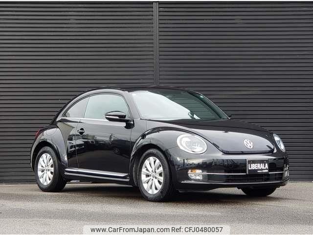 volkswagen the-beetle 2014 -VOLKSWAGEN--VW The Beetle DBA-16CBZ--WVWZZZ16ZEM663647---VOLKSWAGEN--VW The Beetle DBA-16CBZ--WVWZZZ16ZEM663647- image 1