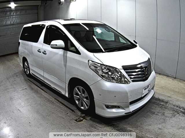 toyota alphard 2008 -TOYOTA 【湘南 368み】--Alphard GGH20W-8007943---TOYOTA 【湘南 368み】--Alphard GGH20W-8007943- image 1