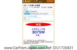peugeot 307 2004 CFJ1720831