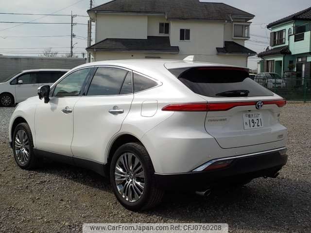 toyota harrier 2021 -TOYOTA 【野田 300】--Harrier 6AA-AXUH80--AXUH80-0034920---TOYOTA 【野田 300】--Harrier 6AA-AXUH80--AXUH80-0034920- image 2