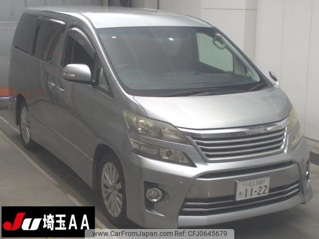 toyota vellfire 2012 -TOYOTA 【川口 300ﾁ1122】--Vellfire ANH20W-8205112---TOYOTA 【川口 300ﾁ1122】--Vellfire ANH20W-8205112- image 1