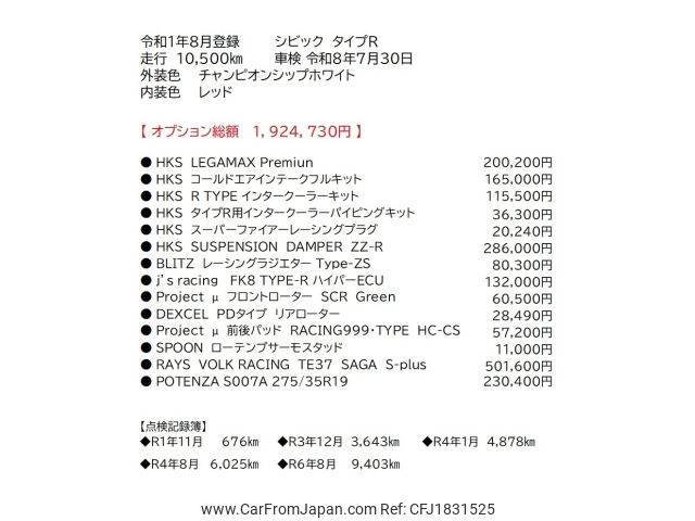 honda civic 2019 CFJ1831525 image 2