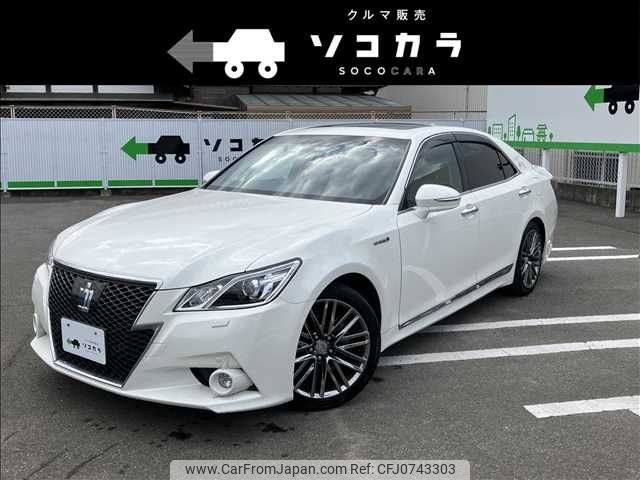 toyota crown 2014 -TOYOTA--Crown DAA-AWS210--AWS210-6066797---TOYOTA--Crown DAA-AWS210--AWS210-6066797- image 1