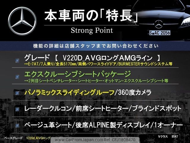 mercedes-benz v-class 2021 CFJ1808470 image 2