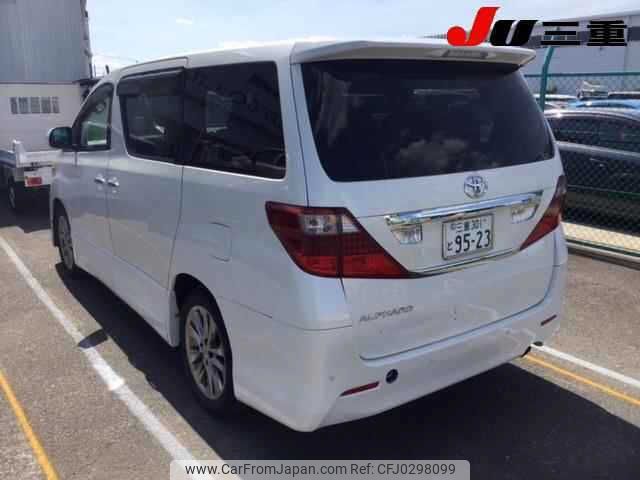 toyota alphard 2011 -TOYOTA 【三重 301ﾄ9523】--Alphard ANH20W-8191235---TOYOTA 【三重 301ﾄ9523】--Alphard ANH20W-8191235- image 2