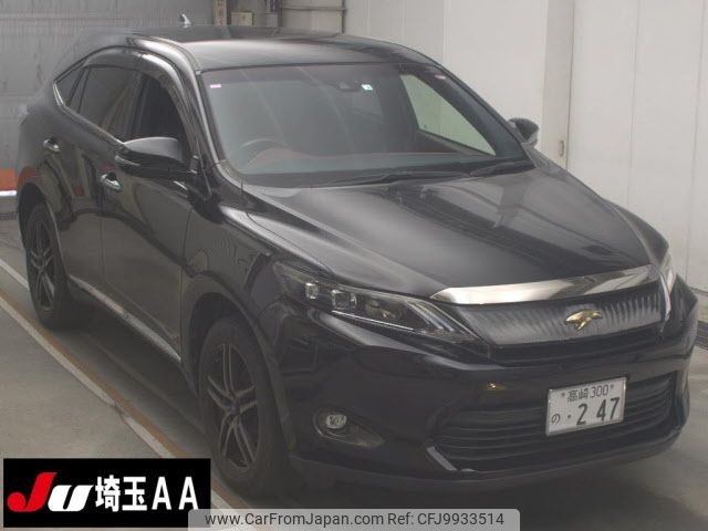 toyota harrier 2014 -TOYOTA 【高崎 300ﾉ247】--Harrier ZSU60W-0011835---TOYOTA 【高崎 300ﾉ247】--Harrier ZSU60W-0011835- image 1