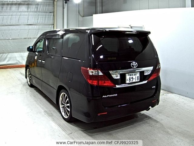 toyota alphard 2010 -TOYOTA 【鳥取 300と8918】--Alphard GGH25W-8016385---TOYOTA 【鳥取 300と8918】--Alphard GGH25W-8016385- image 2