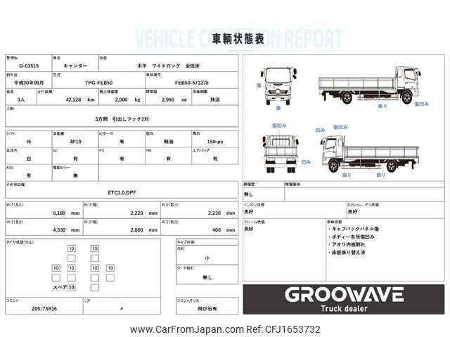 mitsubishi-fuso canter 2018 CFJ1653732 image 2