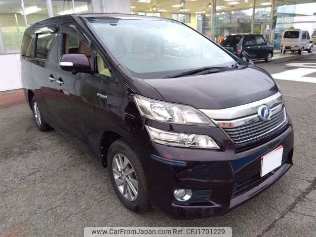 toyota vellfire 2012 CFJ1701229 image 1