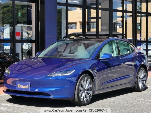 tesla-motors model-3 2023 -TESLA--ﾃｽﾗﾓﾃﾞﾙ3 ZAA-3L23T--LRW3F7EK9RC015***---TESLA--ﾃｽﾗﾓﾃﾞﾙ3 ZAA-3L23T--LRW3F7EK9RC015***- image 1