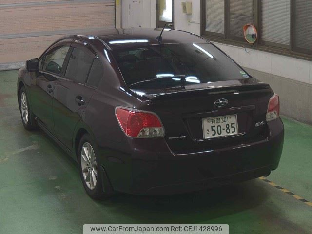 subaru impreza-g4 2013 -SUBARU 【新潟 301ｻ5085】--Impreza G4 GJ7--011529---SUBARU 【新潟 301ｻ5085】--Impreza G4 GJ7--011529- image 2