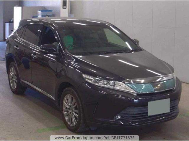 toyota harrier 2017 CFJ1771875 image 1