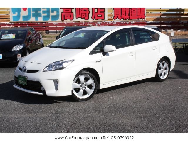 toyota prius 2012 -TOYOTA--Prius DAA-ZVW30--ZVW30-1482633---TOYOTA--Prius DAA-ZVW30--ZVW30-1482633- image 1