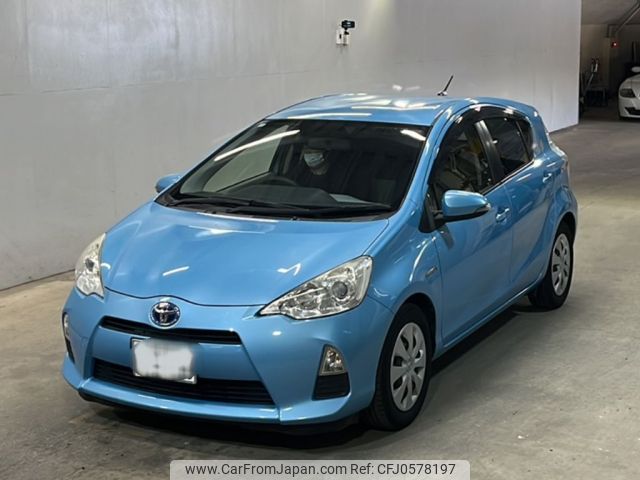 toyota aqua 2012 -TOYOTA 【愛媛 501て6040】--AQUA NHP10-2109753---TOYOTA 【愛媛 501て6040】--AQUA NHP10-2109753- image 1