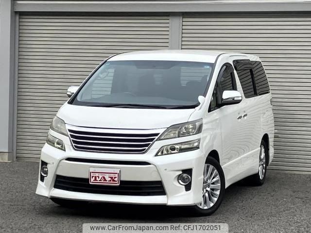 toyota vellfire 2012 CFJ1702051 image 1