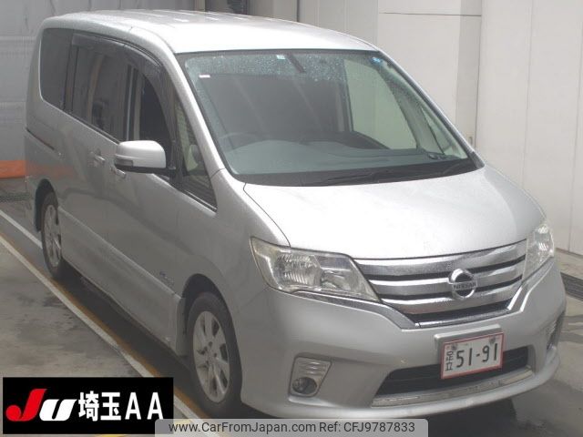 nissan serena 2013 -NISSAN--Serena HFC26-187380---NISSAN--Serena HFC26-187380- image 1