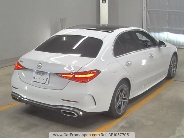 mercedes-benz c-class 2022 quick_quick_5AA-206043C_W1K2060432R034848 image 2