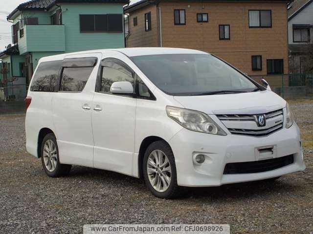 toyota alphard 2010 -TOYOTA--Alphard DBA-ANH25W--ANH25-8019160---TOYOTA--Alphard DBA-ANH25W--ANH25-8019160- image 1