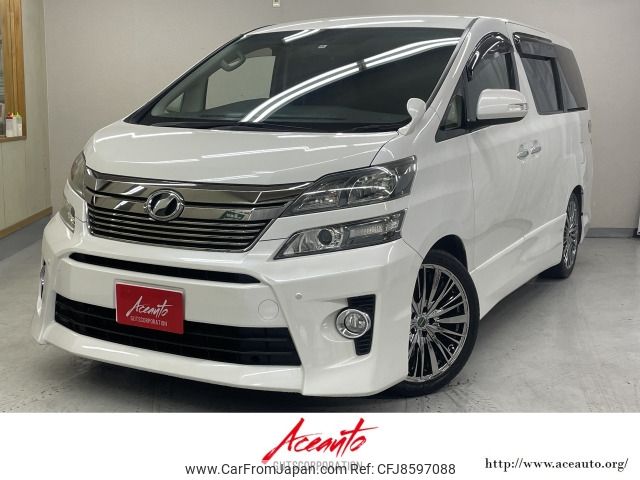 toyota vellfire 2012 -TOYOTA--Vellfire DBA-ANH20W--ANH20-8200395---TOYOTA--Vellfire DBA-ANH20W--ANH20-8200395- image 1