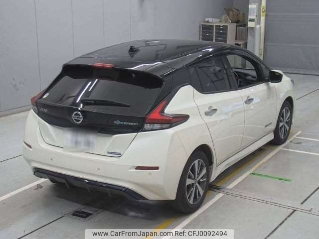 nissan leaf 2019 -NISSAN 【名古屋 999ｱ9999】--Leaf ZAA-ZE1--ZE1-053586---NISSAN 【名古屋 999ｱ9999】--Leaf ZAA-ZE1--ZE1-053586- image 2