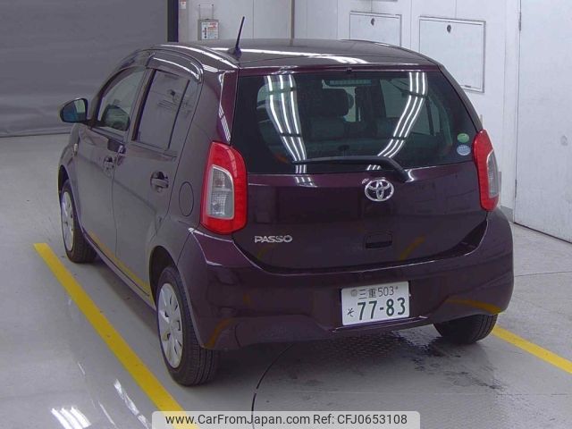 toyota passo 2014 -TOYOTA 【三重 503ｿ7783】--Passo KGC30-0209828---TOYOTA 【三重 503ｿ7783】--Passo KGC30-0209828- image 2