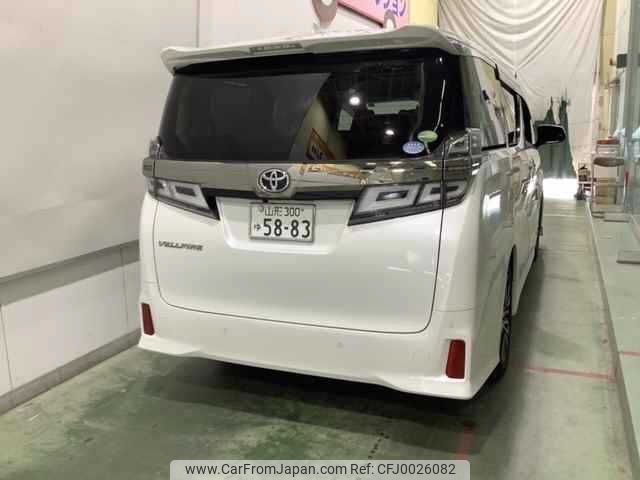 toyota vellfire 2019 -TOYOTA 【山形 300ﾕ5883】--Vellfire AGH30W--0237381---TOYOTA 【山形 300ﾕ5883】--Vellfire AGH30W--0237381- image 2