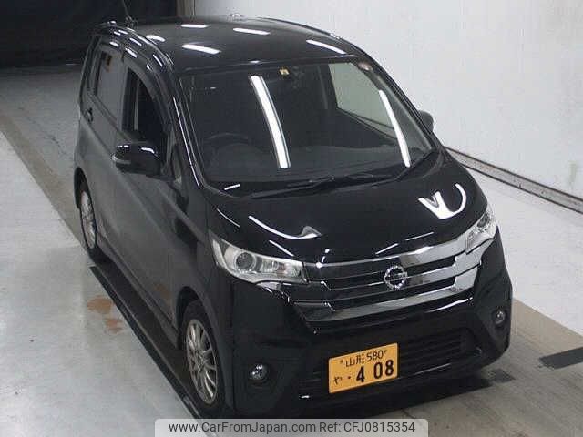 nissan dayz 2014 -NISSAN 【山形 580ﾔ408】--DAYZ B21W-0084363---NISSAN 【山形 580ﾔ408】--DAYZ B21W-0084363- image 1