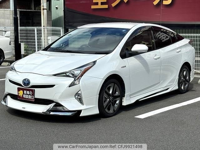 toyota prius 2017 -TOYOTA 【名変中 】--Prius ZVW50--6085154---TOYOTA 【名変中 】--Prius ZVW50--6085154- image 1