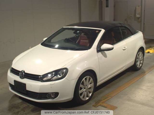 volkswagen golf-convertible 2012 -VOLKSWAGEN--VW Golf Cabriolet DBA-1KCAVK--WVWZZZ1KZCK033979---VOLKSWAGEN--VW Golf Cabriolet DBA-1KCAVK--WVWZZZ1KZCK033979- image 1