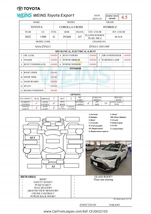 toyota corolla-cross 2022 ZVG11-1031369 image 2