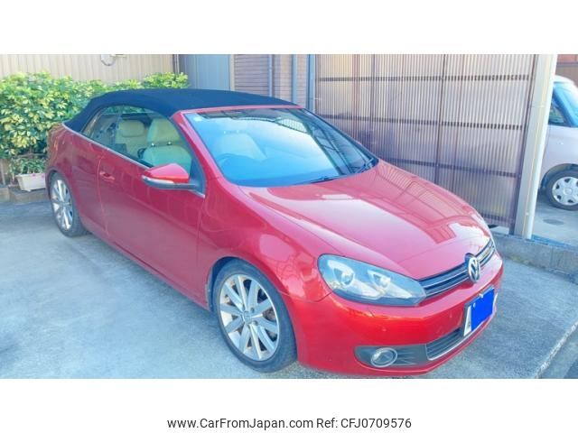 volkswagen golf-convertible 2012 -VOLKSWAGEN--VW Golf Cabriolet DBA-1KCAVK--WVWZZZ1KZCK020500---VOLKSWAGEN--VW Golf Cabriolet DBA-1KCAVK--WVWZZZ1KZCK020500- image 1