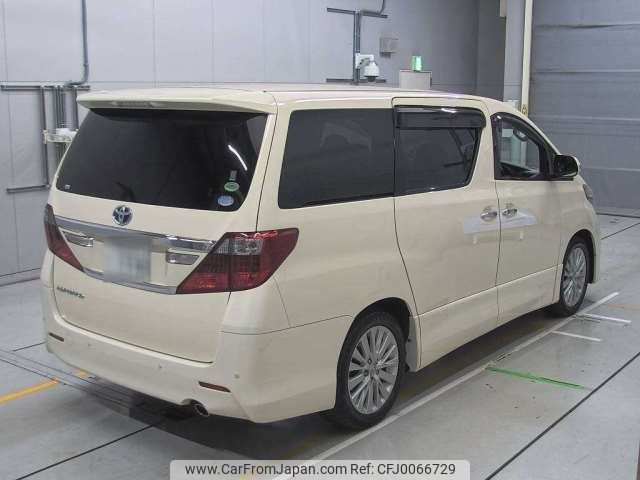 toyota alphard 2012 -TOYOTA 【浜松 339ﾀ 999】--Alphard DBA-ANH20W--ANH20-8219459---TOYOTA 【浜松 339ﾀ 999】--Alphard DBA-ANH20W--ANH20-8219459- image 2