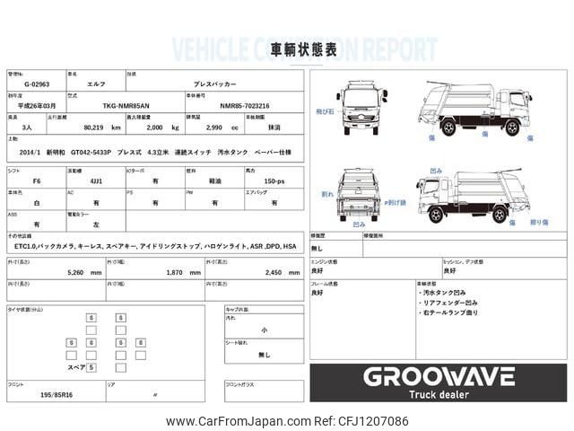 isuzu elf-truck 2014 GOO_NET_EXCHANGE_0541786A30250527W003 image 2