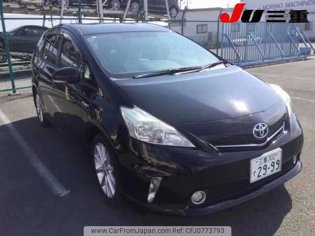 toyota prius-α 2013 -TOYOTA 【三重 302ﾃ2999】--Prius α ZVW41W--3217875---TOYOTA 【三重 302ﾃ2999】--Prius α ZVW41W--3217875- image 1