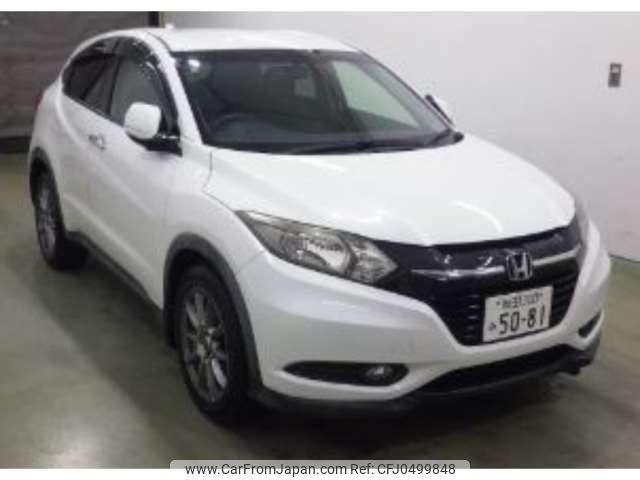 honda vezel 2014 -HONDA--VEZEL DBA-RU2--RU2-1001400---HONDA--VEZEL DBA-RU2--RU2-1001400- image 1