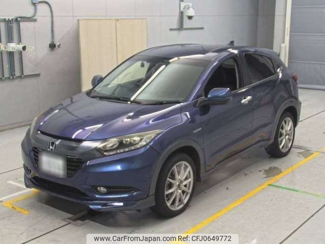 honda vezel 2014 -HONDA 【尾張小牧 302ﾙ5999】--VEZEL DAA-RU4--RU4-1016004---HONDA 【尾張小牧 302ﾙ5999】--VEZEL DAA-RU4--RU4-1016004- image 1