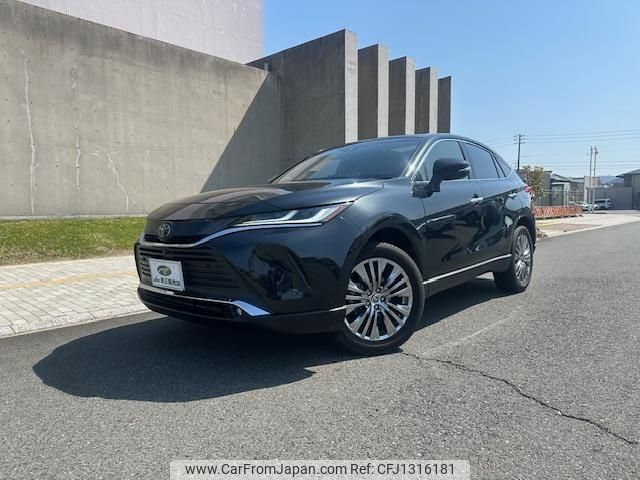 toyota harrier 2021 -TOYOTA 【鳥取 300ﾌ8965】--Harrier AXUH80--0036470---TOYOTA 【鳥取 300ﾌ8965】--Harrier AXUH80--0036470- image 1
