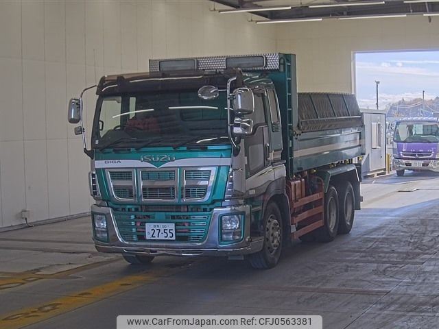 isuzu giga 2012 -ISUZU 【群馬 100ﾋ2755】--Giga CXZ77AT-7001654---ISUZU 【群馬 100ﾋ2755】--Giga CXZ77AT-7001654- image 1