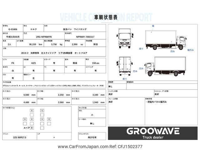 isuzu elf-truck 2019 CFJ1502377 image 2