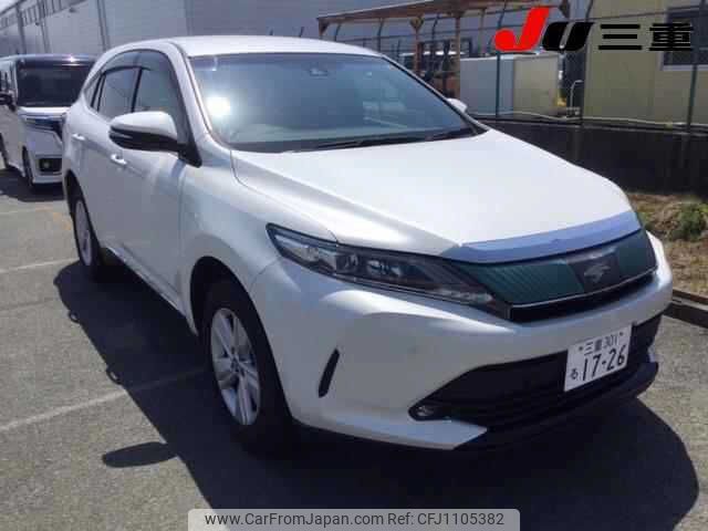 toyota harrier 2019 -TOYOTA 【三重 301ﾙ1726】--Harrier ZSU60W-0177278---TOYOTA 【三重 301ﾙ1726】--Harrier ZSU60W-0177278- image 1