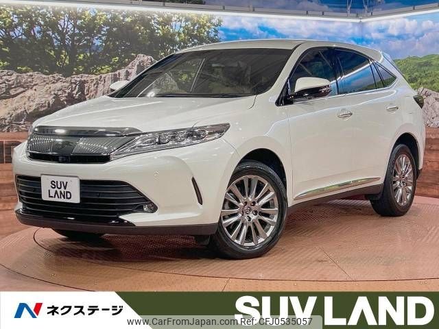 toyota harrier 2019 -TOYOTA--Harrier DBA-ZSU60W--ZSU60-0186439---TOYOTA--Harrier DBA-ZSU60W--ZSU60-0186439- image 1