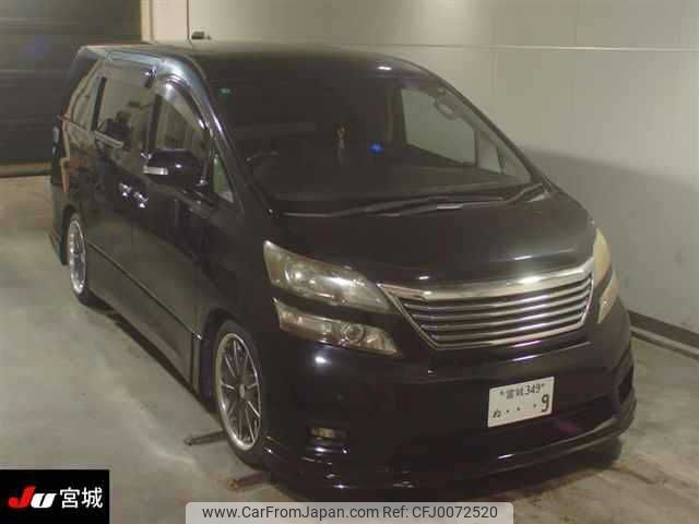 toyota vellfire 2008 -TOYOTA 【宮城 349ﾇ9】--Vellfire GGH20W-8007631---TOYOTA 【宮城 349ﾇ9】--Vellfire GGH20W-8007631- image 1