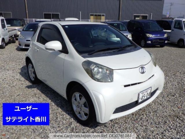 toyota iq 2009 -TOYOTA 【香川 501て4504】--iQ KGJ10-6007707---TOYOTA 【香川 501て4504】--iQ KGJ10-6007707- image 1