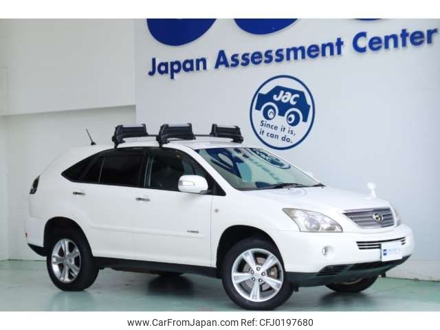 toyota harrier 2008 -TOYOTA 【神戸 343ﾒ3500】--Harrier DAA-MHU38W--MHU38-2055393---TOYOTA 【神戸 343ﾒ3500】--Harrier DAA-MHU38W--MHU38-2055393- image 1