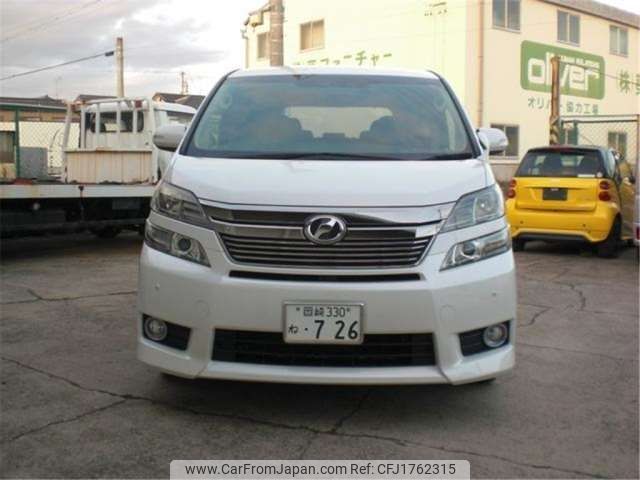 toyota vellfire 2012 CFJ1762315 image 2