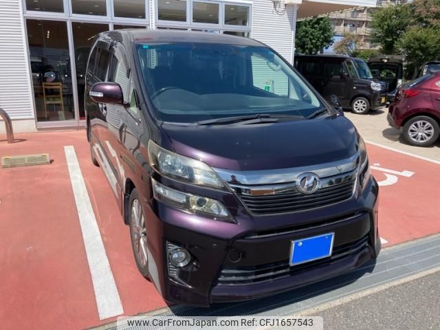 toyota vellfire 2012 CFJ1657543 image 1