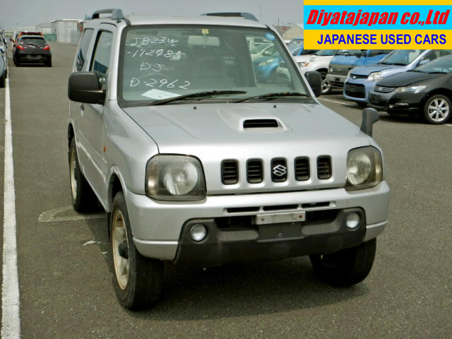 ジムニー JB23W シルバー 1999年式 1999 Suzuki Jimny GF-JB23W 4WD - Car Price $750