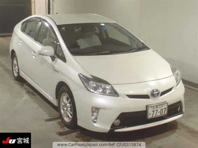 toyota prius 2013 -TOYOTA 【札幌 331ﾁ7707】--Prius ZVW30-1670731---TOYOTA 【札幌 331ﾁ7707】--Prius ZVW30-1670731- image 1