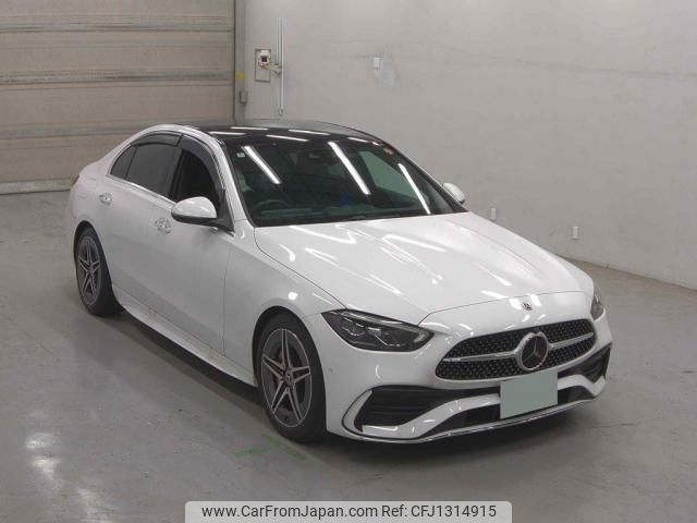 mercedes-benz c-class 2022 quick_quick_5AA-206041C_W1K2060412R050077 image 1
